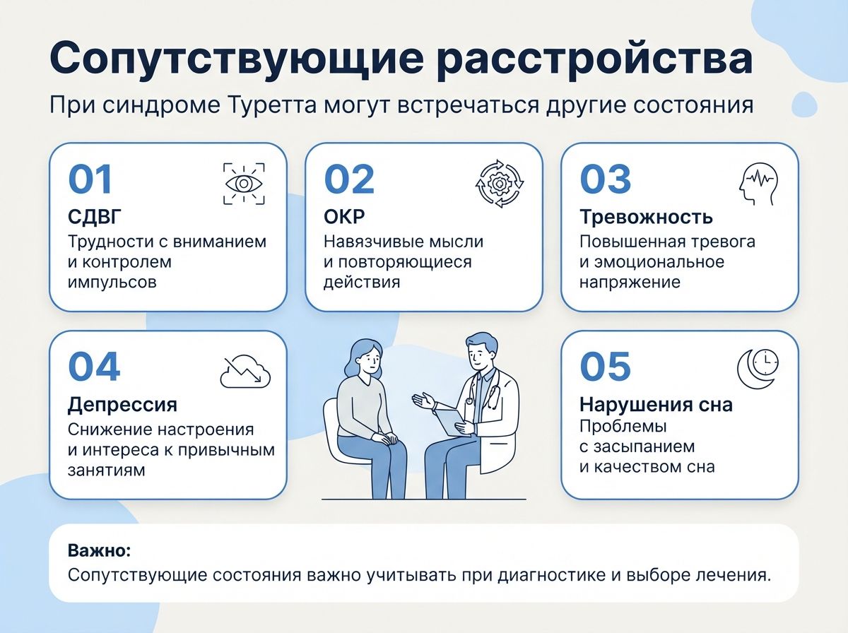 Лечение синдрома Туретта в Нижнем Тагиле инфографика