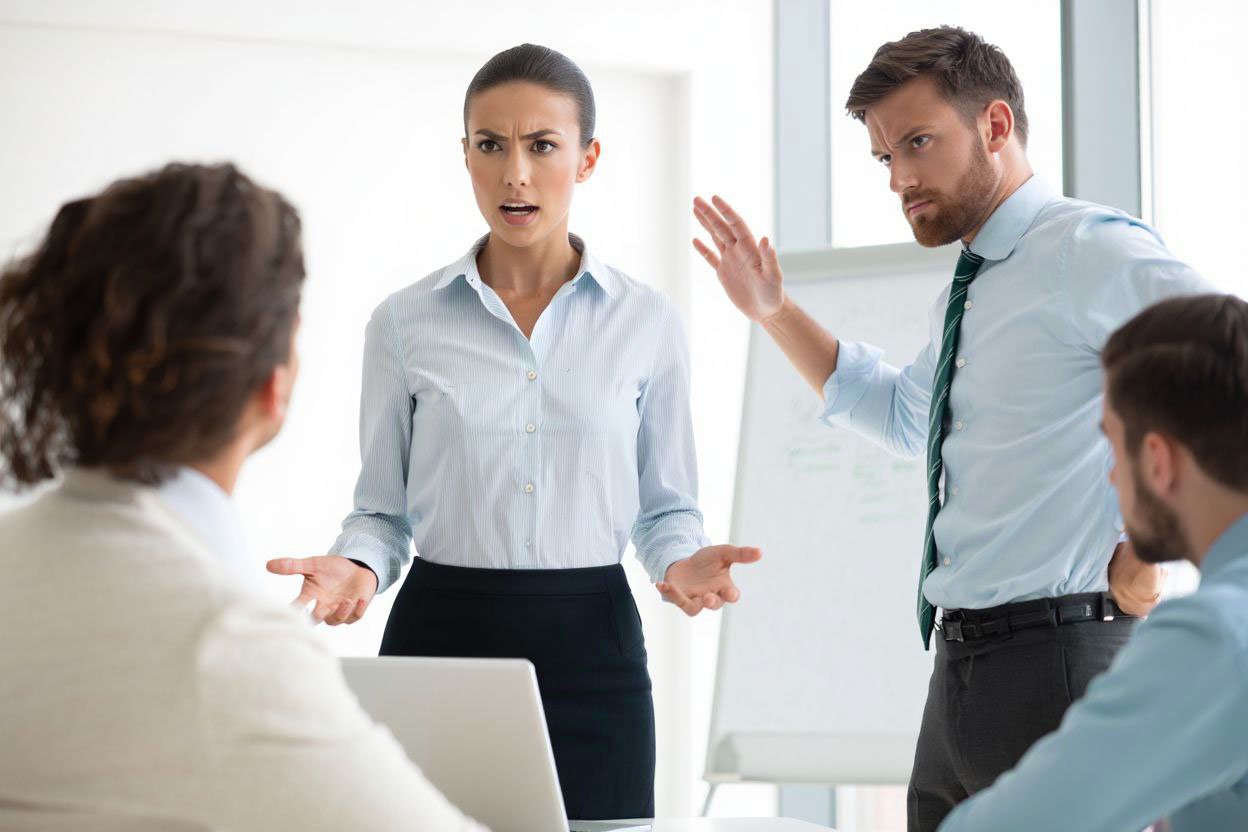 Лечение агрессии Агрессия во время рабочего совещания